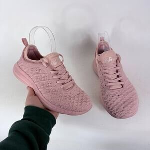 APL TechLoom Phantom Sneakers Women's 7 Pink Lace Up Athletic Running Shoes